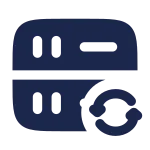 Server Square Update SVG Icon